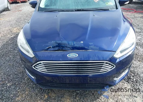 2017 Ford Focus Titanium from USA, damaged, VIN 1FADP3N25HL272276